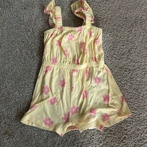 Old Navy 2T Yellow Floral Romper